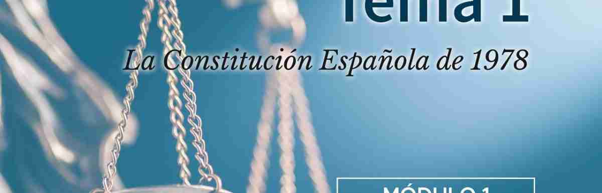 Tema 1. La Constitución Española de 1978